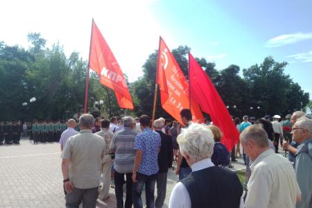 Амурские коммунисты 22 июня провели возложения цветов к памятникам воинам-амурчанам