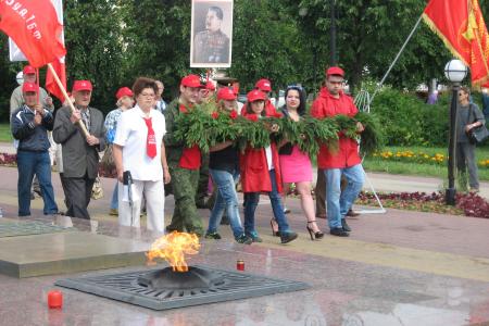 Калужская область. Коммунисты провели автопробег «Дорогами войны»