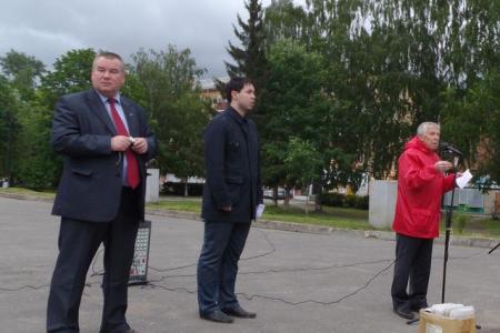 Вологодская область. Состоялся "митинг разгневанных пассажиров", организованный вологодскими коммунистами