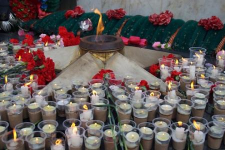 Республика Бурятия. Коммунисты приняли участие в акции «Свеча памяти»