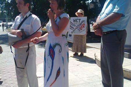 Воронежская область. "Нет фашизму! Руки прочь от КПУ!". Митинг коммунистов