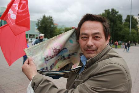Тюменская область. Коммунисты организовали митинг, посвященный Дню Военно-Морского Флота