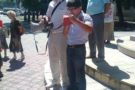 Воронежская область. "Нет фашизму! Руки прочь от КПУ!". Митинг коммунистов