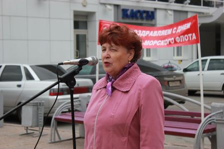 Тюменская область. Коммунисты организовали митинг, посвященный Дню Военно-Морского Флота