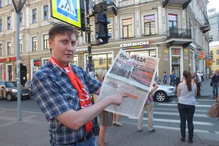 Бороться и убеждать! Коммунисты Санкт-Петербурга продолжают активную работу по агитации жителей города на Неве в пользу Компартии