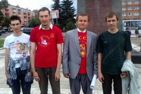 Московская область. Митинг в поддержку Юго-Востока Украины в городе Подольске