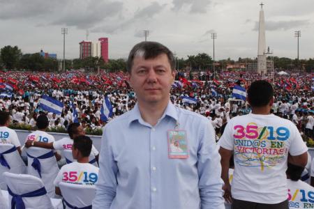 Д.Г. Новиков принял участие в праздновании 35-летия победы Сандинистской революции