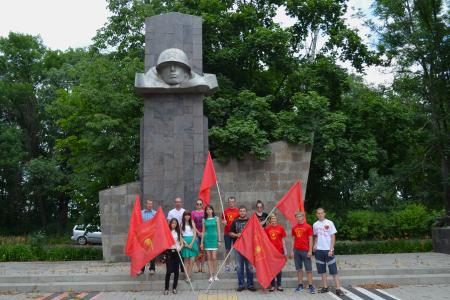 Комсомольцы Белгородчины провели автопробег в честь освобождения области от фашистских захватчиков 
