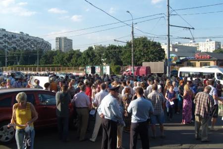 Москва: Нет ТПУ в жилом микрорайоне! Массовый митинг в Выхино