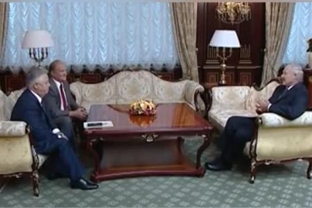 А.Г. Лукашенко встретился в Минске с Г.А. Зюгановым и П.Н. Симоненко