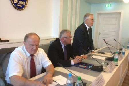 А.Г. Лукашенко встретился в Минске с Г.А. Зюгановым и П.Н. Симоненко