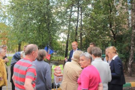 Продолжаются встречи кандидата в Мосгордуму Д.А. Парфенова с избирателями
