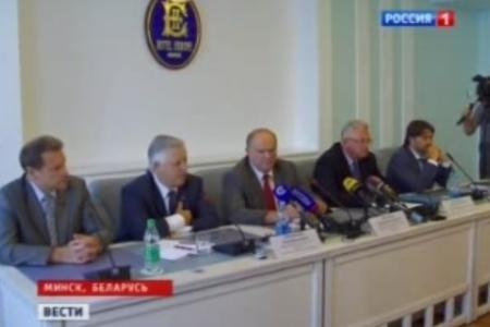 А.Г. Лукашенко встретился в Минске с Г.А. Зюгановым и П.Н. Симоненко