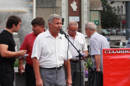 Саратовская область. Коммунисты провели митинг "В сильной промышленности – независимость от Запада!"