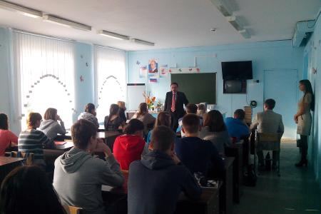 М.С. Костриков встретился с Вологодскими студентами