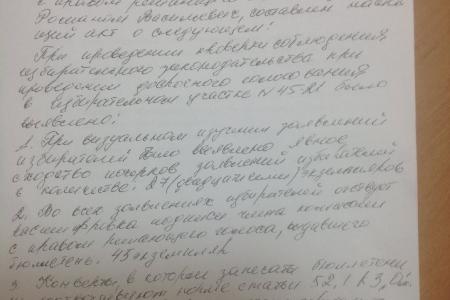 Краснодарский край. Представители КПРФ в Сочи зафиксировали сходство почерков на заявлениях досрочно проголосовавших избирателей