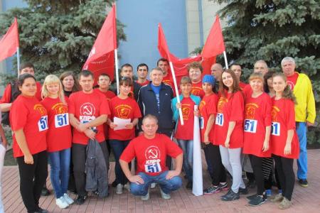Комсомольцы и коммунисты приняли участие в эстафете на призы Самарской Губернской Думы