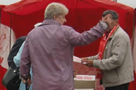 Коммунисты Иванова провели пикет в поддержку кандидата в губернаторы области от КПРФ Николая Зимина