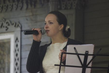Ярославская область. Торжества по случаю юбилея Ленинского музея в деревне Горки Переславского района