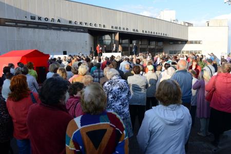 Г. А. Зюганов принял участие в митинге в столичном районе Выхино-Жулебино против строительства транспортно-пересадочного узла