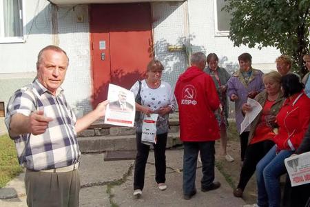 Ивановская область. Коммунисты Кинешемского района проводят ежедневные встречи с избирателями