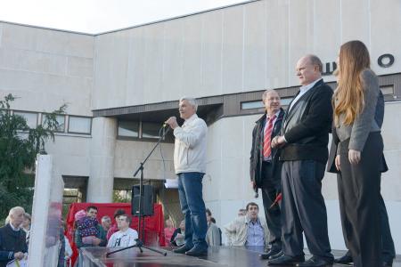 Г. А. Зюганов принял участие в митинге в столичном районе Выхино-Жулебино против строительства транспортно-пересадочного узла