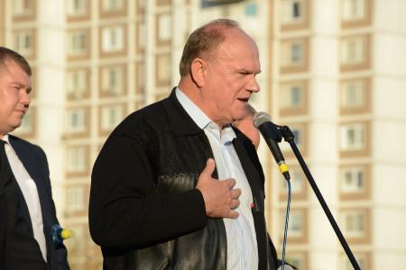 Г. А. Зюганов принял участие в митинге в столичном районе Выхино-Жулебино против строительства транспортно-пересадочного узла