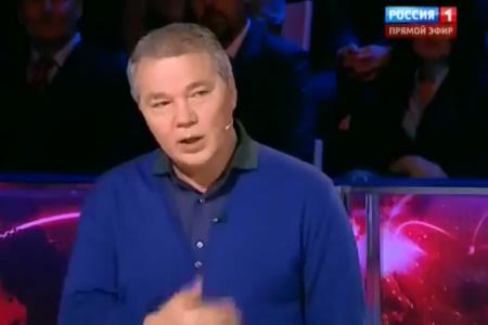 ВГТРК. Л.И. Калашников принял участие в программе «Воскресный вечер с Владимиром Соловьевым» на украинскую тему