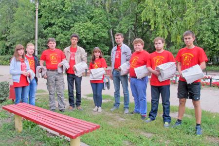 Самарская область. Комсомольский десант в Отрадном