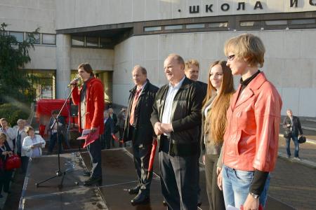 Г. А. Зюганов принял участие в митинге в столичном районе Выхино-Жулебино против строительства транспортно-пересадочного узла