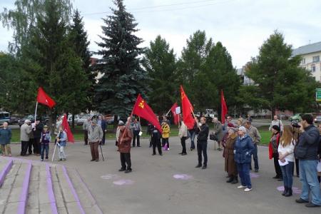 Коммунисты Вологды провели митинг под лозунгом «За честные выборы»