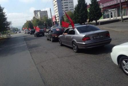 Северная Осетия. Во Владикавказе прошел предвыборный автопробег