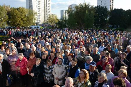 Г. А. Зюганов принял участие в митинге в столичном районе Выхино-Жулебино против строительства транспортно-пересадочного узла