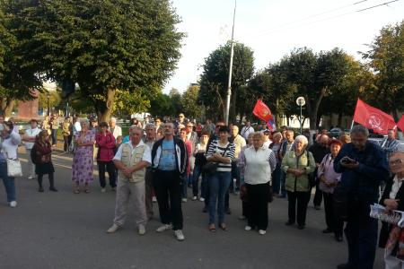 Калининградская область. Экологический митинг при поддержке КПРФ в городе Светлый