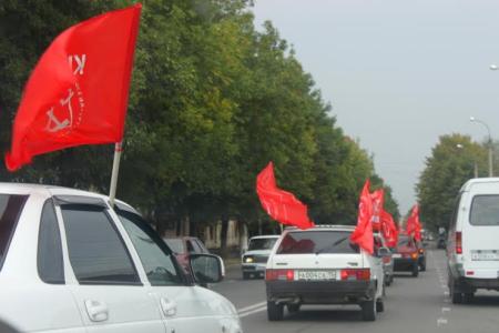 Северная Осетия. Во Владикавказе в преддверии выборов прошел итоговый автопробег