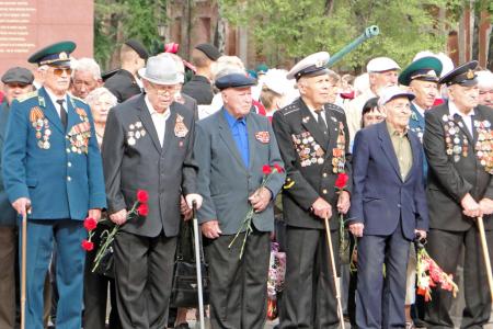 Амурская область. Коммунисты и комсомольцы Благовещенска отметили годовщину окончания Второй мировой войны