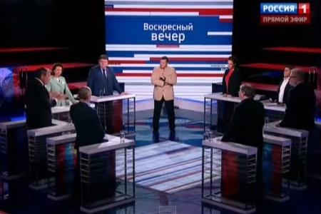 Л.И.Калашников принял участие в программе "Воскресный вечер" на ТВ "Россия-1"