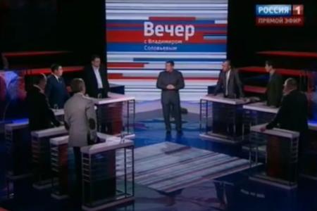 Л.И. Калашников в программе "Вечер с Владимиром Соловьевым": Что реально происходит в Новороссии и как идет перемирие? 