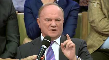«Нам надо принять срочное решение о поддержке Донецкой и Луганской народных республик». Г.А. Зюганов принял участие в аналитической программе "Толстой. Воскресенье" на «Первом» канале