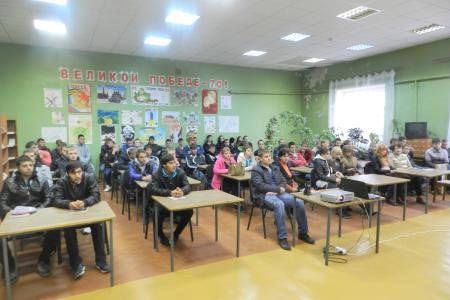 Рязанские комсомольцы рассказали студентам Шацкого техникума об истории Комсомола