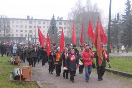 Праздник Великого Октября в Ленинградской области