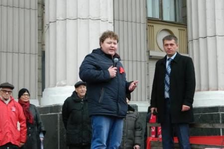 Празднование 97-й годовщины Великой Октябрьской Социалистической Революции в Самаре