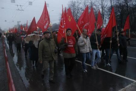 Ярославцы отметили годовщину Великой Октябрьской Социалистической Революции