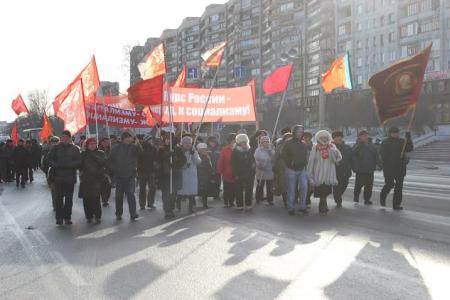 Тюменские коммунисты отметили годовщину Великого Октября