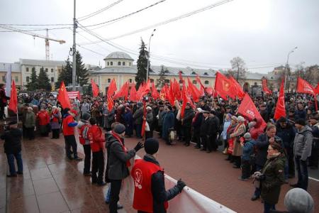 Празднование Великого Октября в Рязанской области