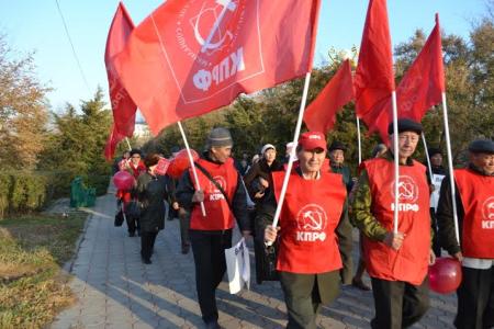 День Великого Октября в Калмыкии