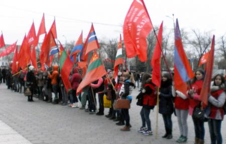Празднование 97-й годовщины Великой Октябрьской Социалистической Революции в Оренбургской области