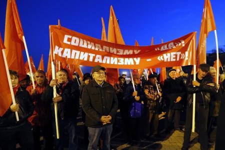 "Победа социализма неизбежна!". Праздник Красного Октября в  Ростове-на-Дону