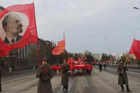 Омичи отметили 97-ю годовщину Великой Октябрьской Социалистической Революции