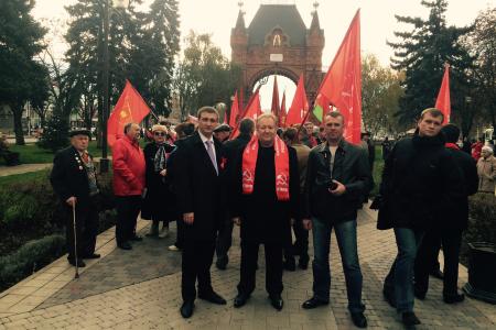 "Победа обязательно будет за нами и нашими идеалами!". Выступление С.П. Обухова на митинге 7 ноября в Краснодаре